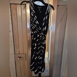 Ralph Lauren Elegant Black and White Women's Date Night Dress